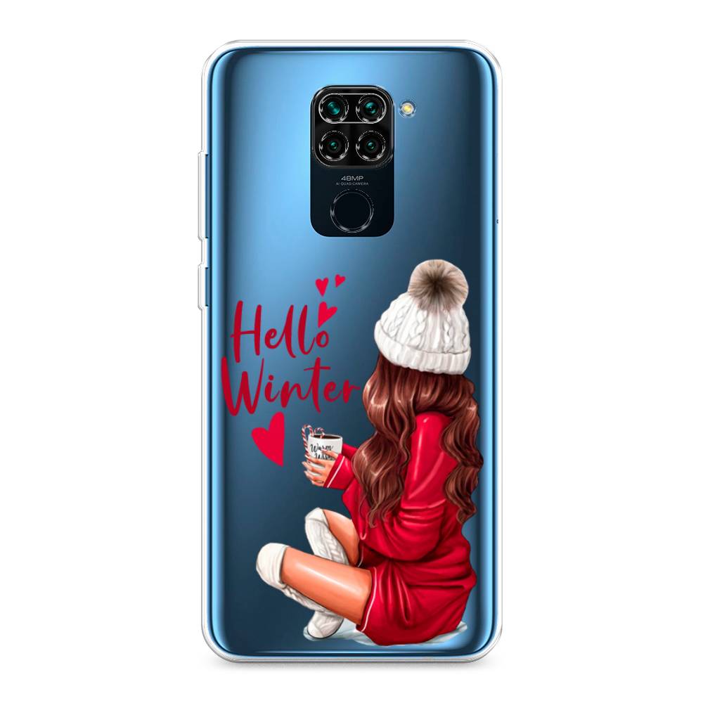 

Чехол на Xiaomi Redmi 10X 4G/Note 9 "Hello winter", Красный;белый;коричневый, 38250-5