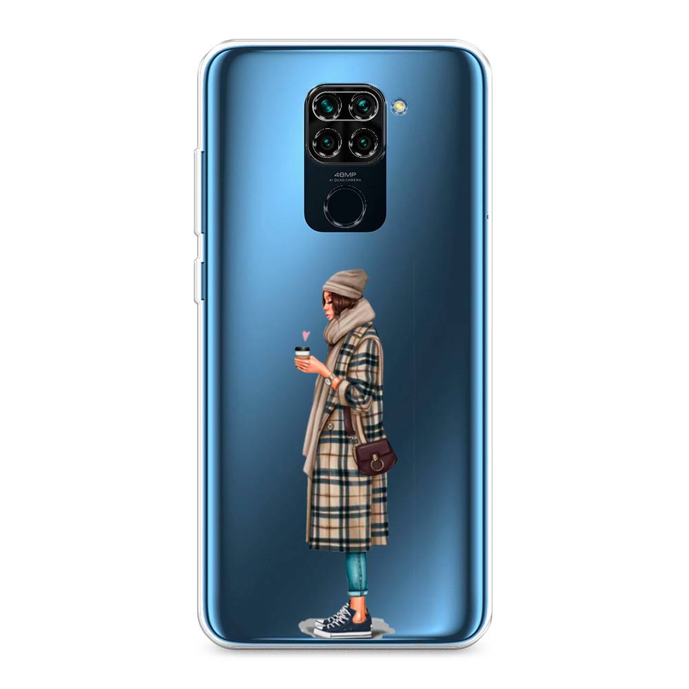 

Чехол на Xiaomi Redmi 10X 4G/Note 9 "Утренний кофе", Коричневый;бежевый, 38250-6