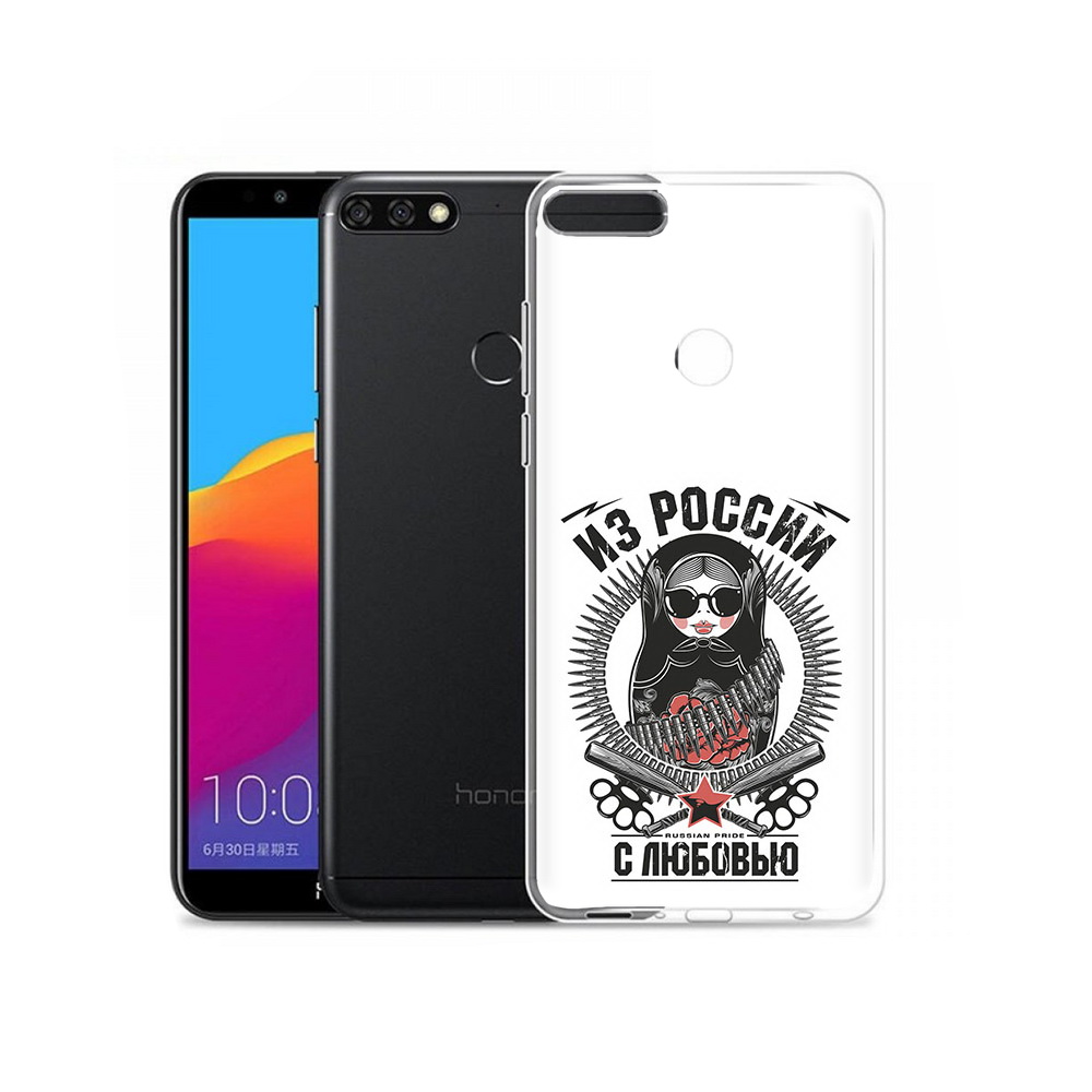 

Чехол MyPads Tocco для Honor 7C Pro Из России с любовью (PT113786.47.91), Прозрачный, Tocco