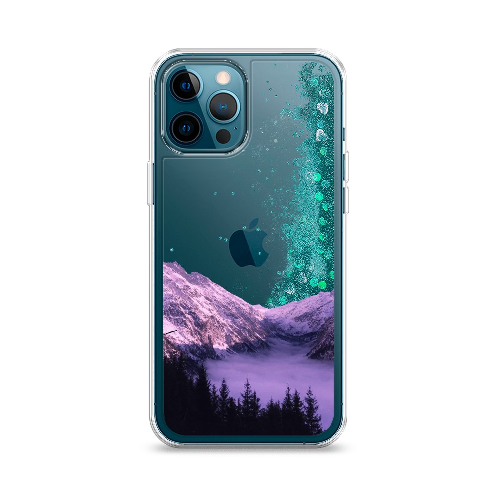 

Жидкий чехол с блестками "Горный туман" на Apple iPhone 12 Pro, 12895-1