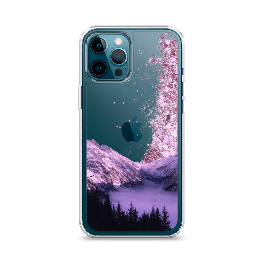 

Жидкий чехол с блестками "Горный туман" на Apple iPhone 12 Pro, 12894-1