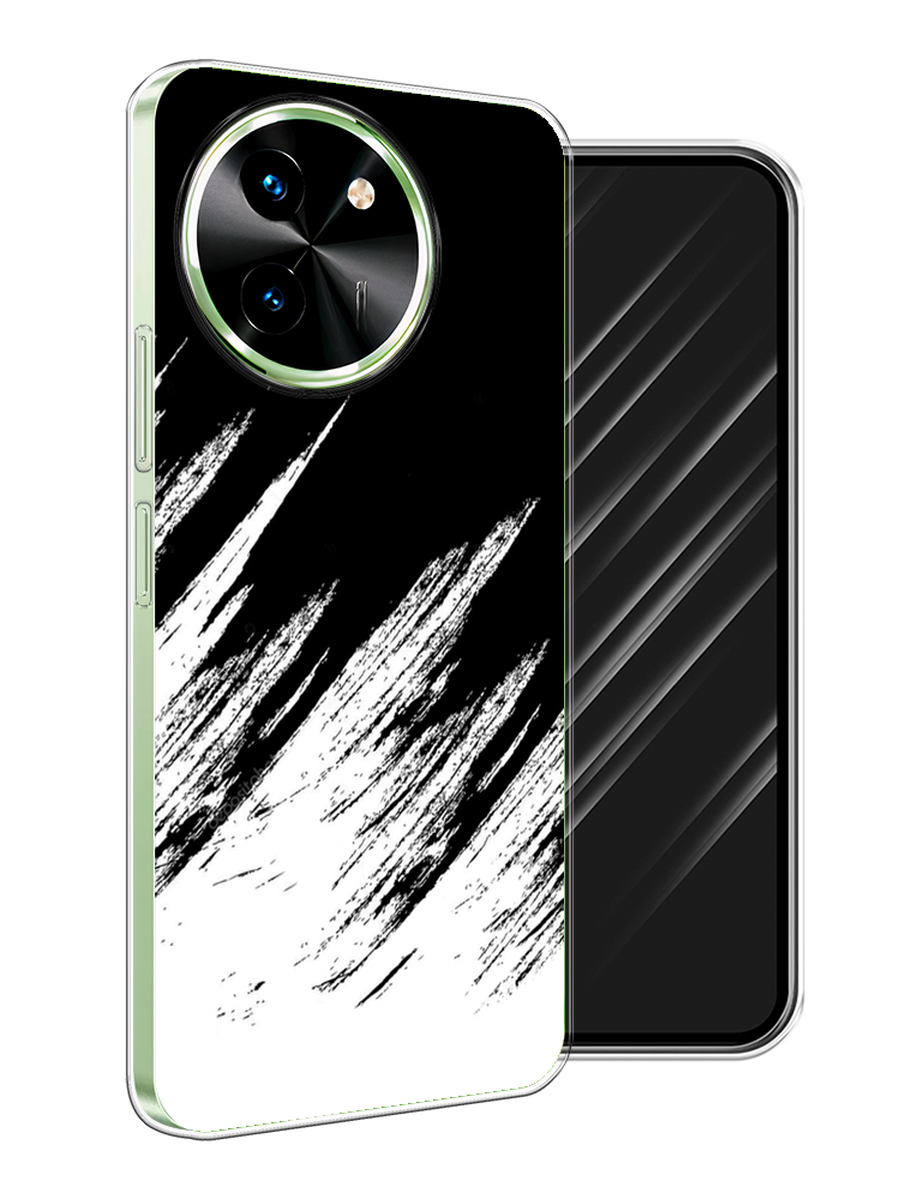 

Чехол Awog на Vivo T3x/Y38 5G "Черно белые брызги", Черный;белый;бежевый, 2610650-1