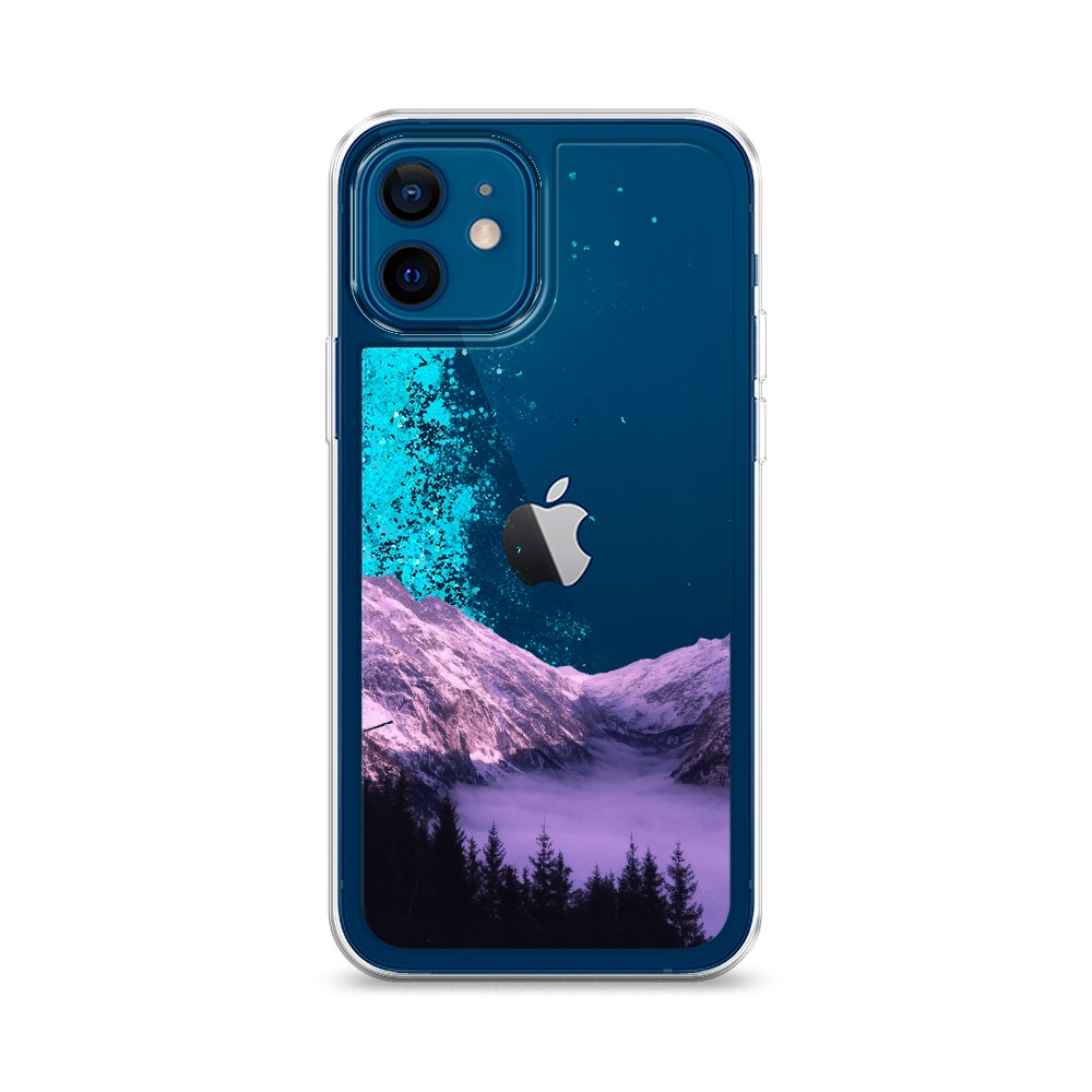 

Чехол Awog на Apple iPhone 12 / Айфон 12 "Горный туман", Разноцветный, 12593-1