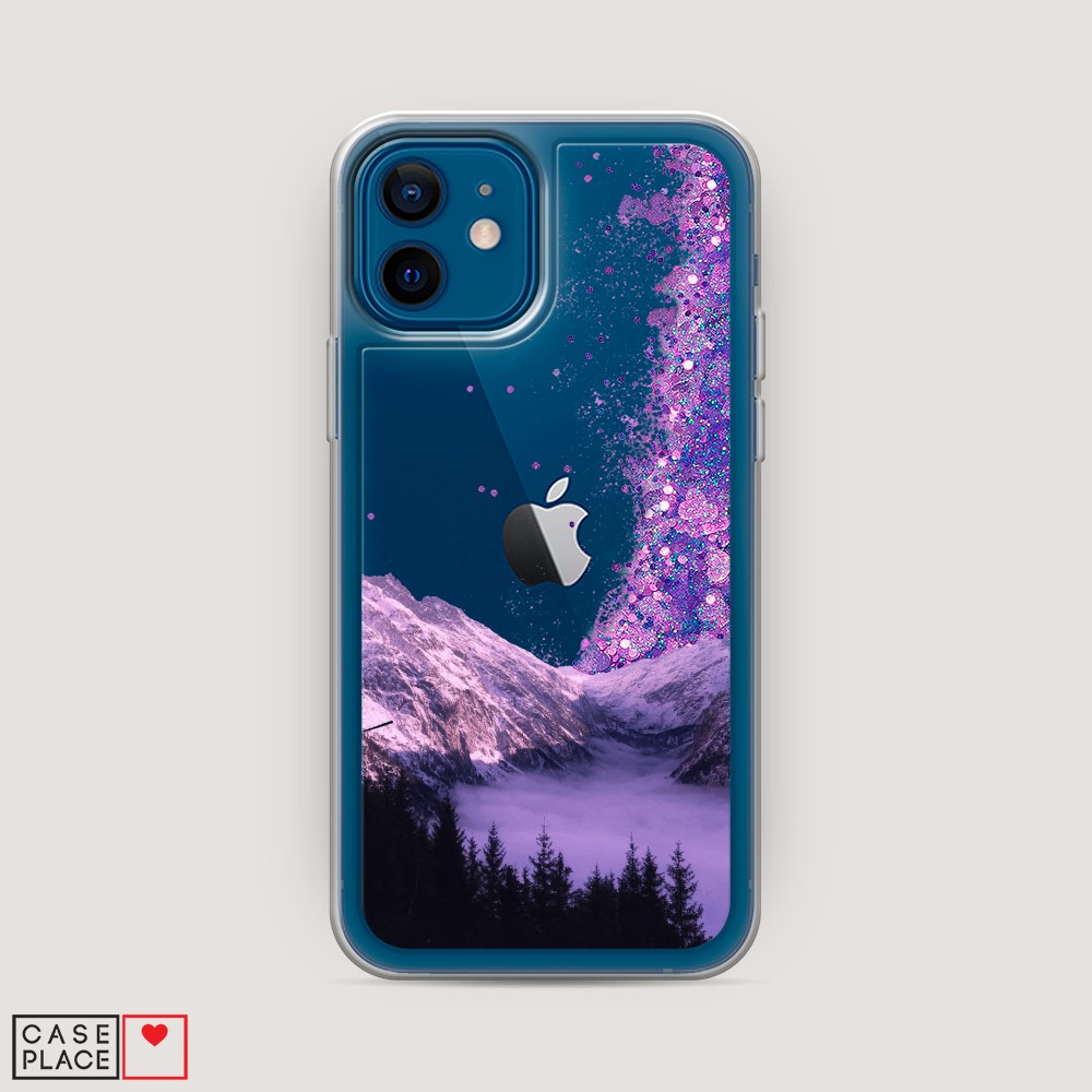 

Чехол Awog на Apple iPhone 12 / Айфон 12 "Горный туман", Разноцветный, 12592-1