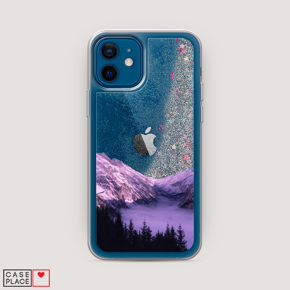 

Чехол Awog на Apple iPhone 12 / Айфон 12 "Горный туман", Разноцветный, 12591-1