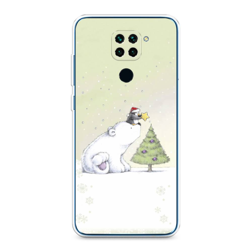 

Чехол на Xiaomi Redmi 10X 4G/Note 9 "Украшение елки", Белый;бежевый, 38250-5