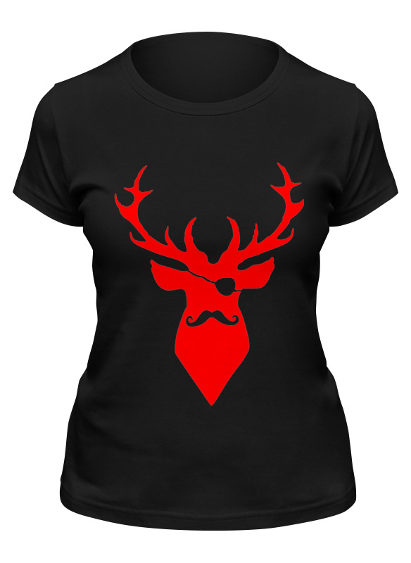 

Футболка женская Printio Ho ho ho... черная 2XL, Черный, Ho ho ho...