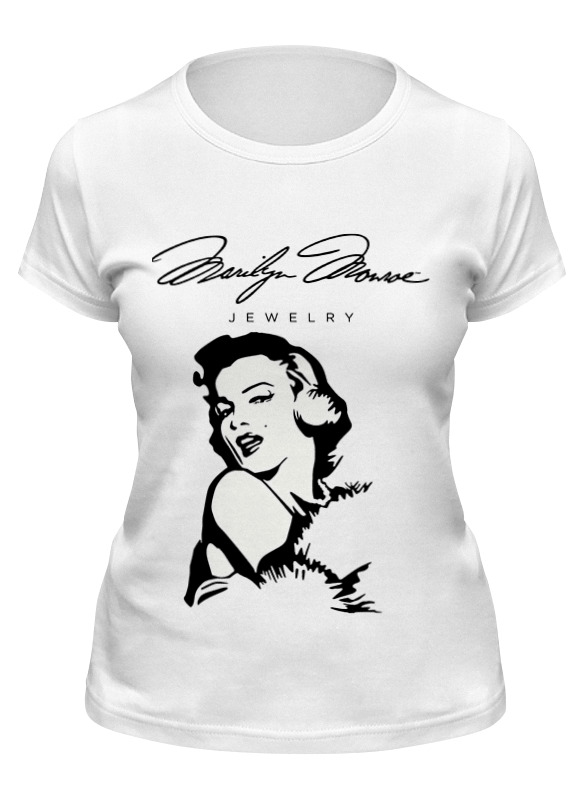 

Футболка женская Printio Marilyn monroe белая 2XL, Белый, Marilyn monroe