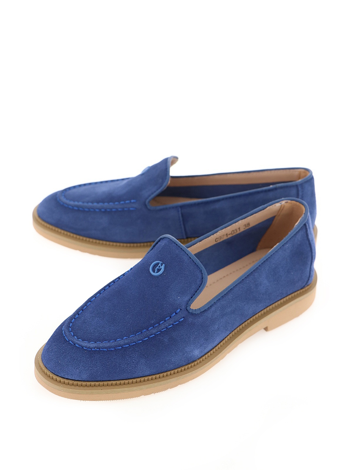 Лоферы женские Benetti C971-031 синие 36 RU