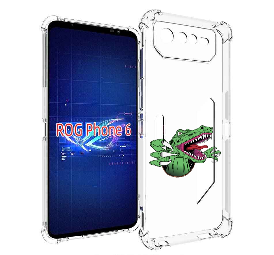 

Чехол MyPads Динозавр для Asus ROG Phone 6, Прозрачный, Tocco
