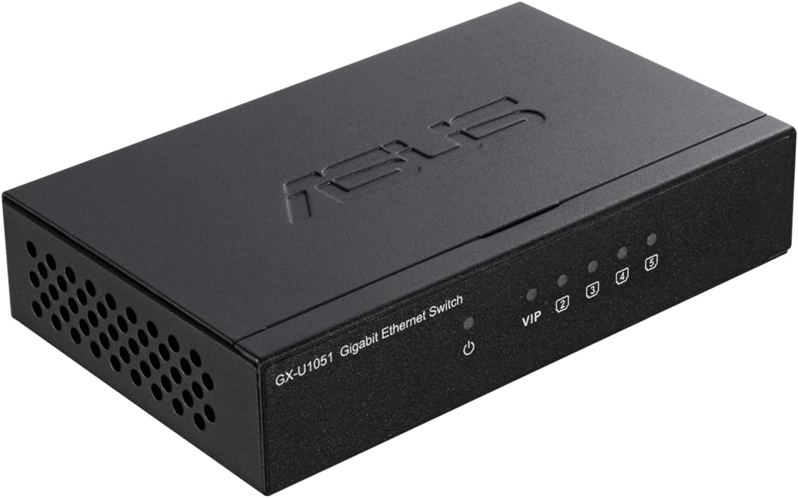 

Коммутатор ASUS GX-U1051/EU 90IG0680-BO3R00 черный, GX-U1051/EU