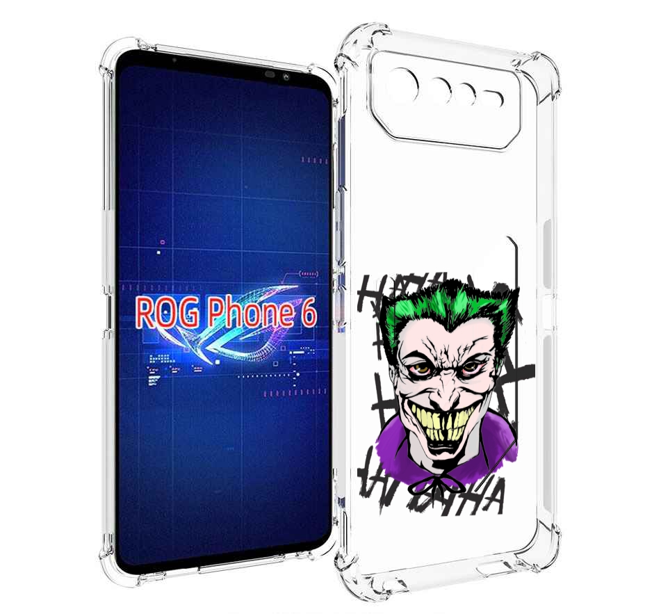 

Чехол MyPads Джокер-крейзи для Asus ROG Phone 6, Прозрачный, Tocco