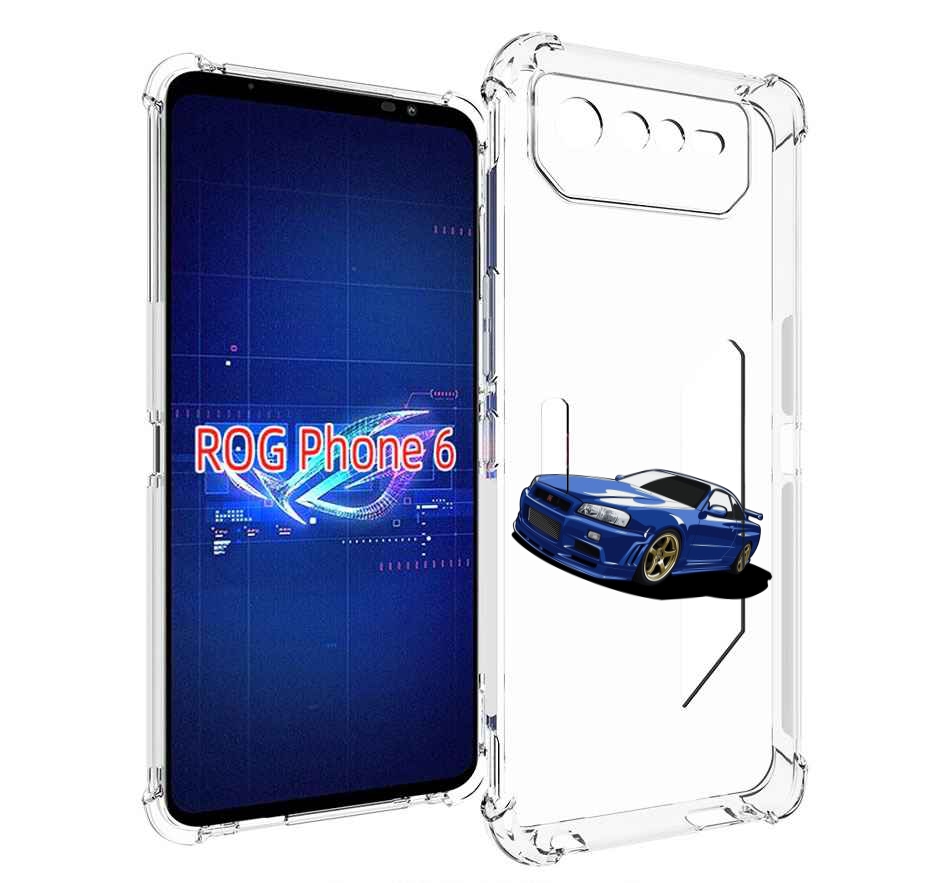 

Чехол MyPads Джитиэр для Asus ROG Phone 6, Прозрачный, Tocco