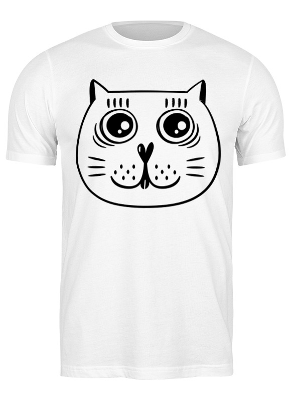 

Футболка мужская Printio Cats here 2984352 белая XL, Белый, Cats here 2984352