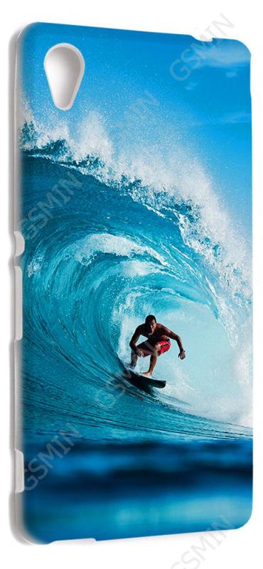 

Чехол NoBrand для Sony Xperia M4 Aqua Дизайн 107, Белый