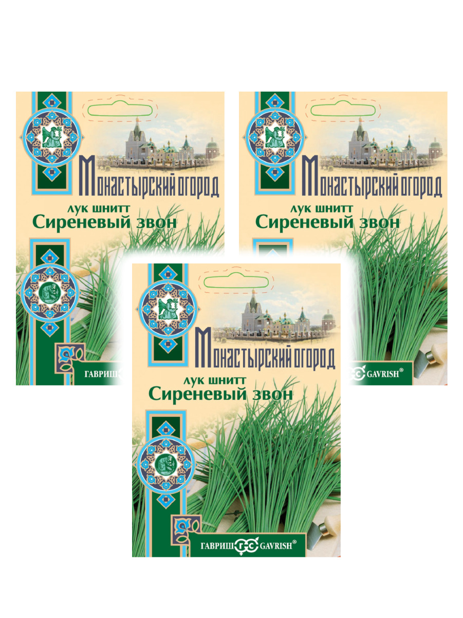 

Семена лук-шнитт Гавриш Сиреневый звон 97110 3 уп., Лук шнитт