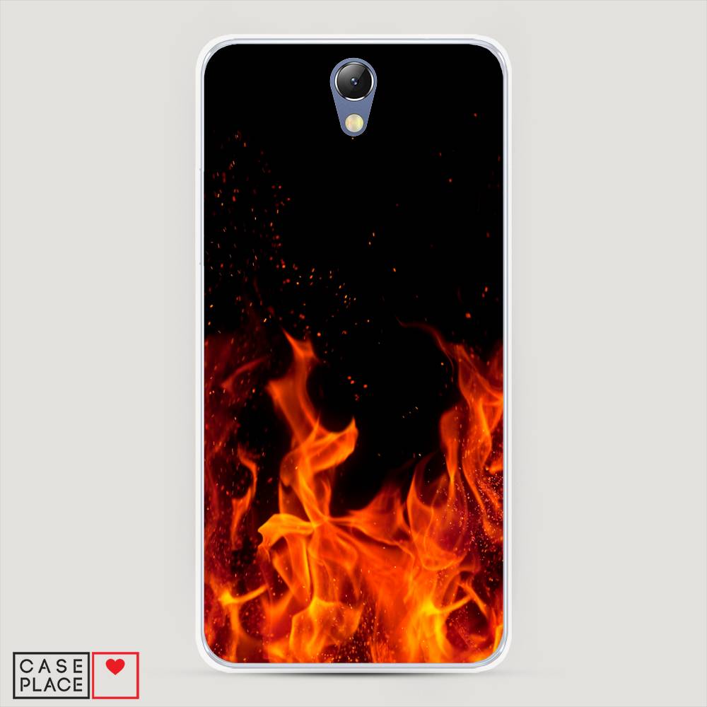 

Чехол Awog на Lenovo Vibe S1 / Леново Vibe S1 "Все в огне", Оранжевый;черный, 111450-4