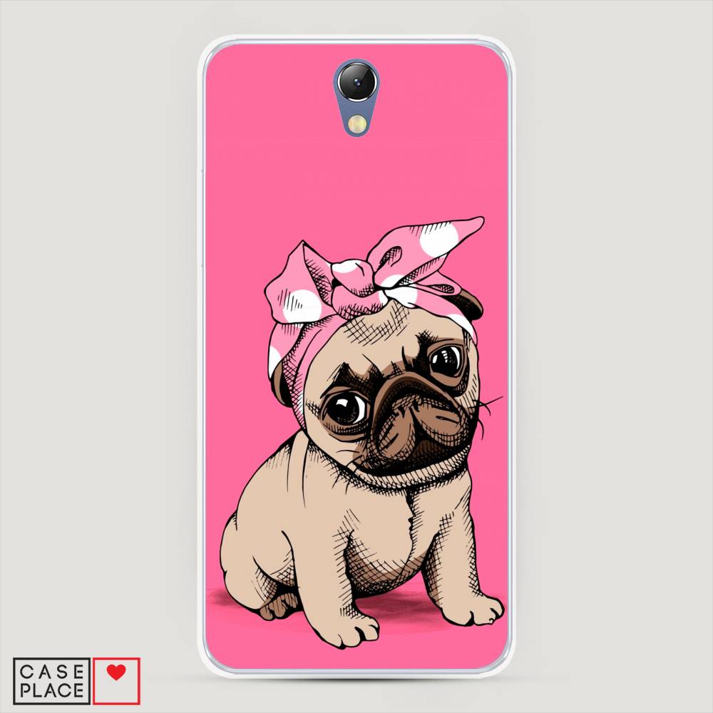 

Чехол Awog на Lenovo Vibe S1 / Леново Vibe S1 "Dog Pin-Up", Розовый;бежевый, 111450-2