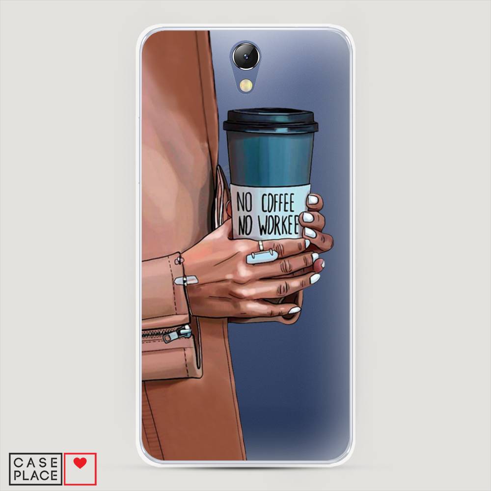 

Чехол Awog на Lenovo Vibe S1 / Леново Vibe S1 "No coffee", Коричневый;серый, 111450-7