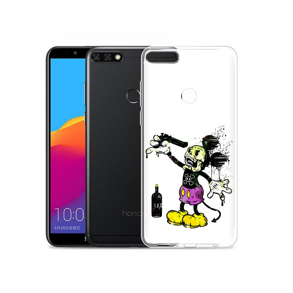 

Чехол MyPads Tocco для Honor 7C Pro Драг Микки (PT113786.47.73), Прозрачный, Tocco