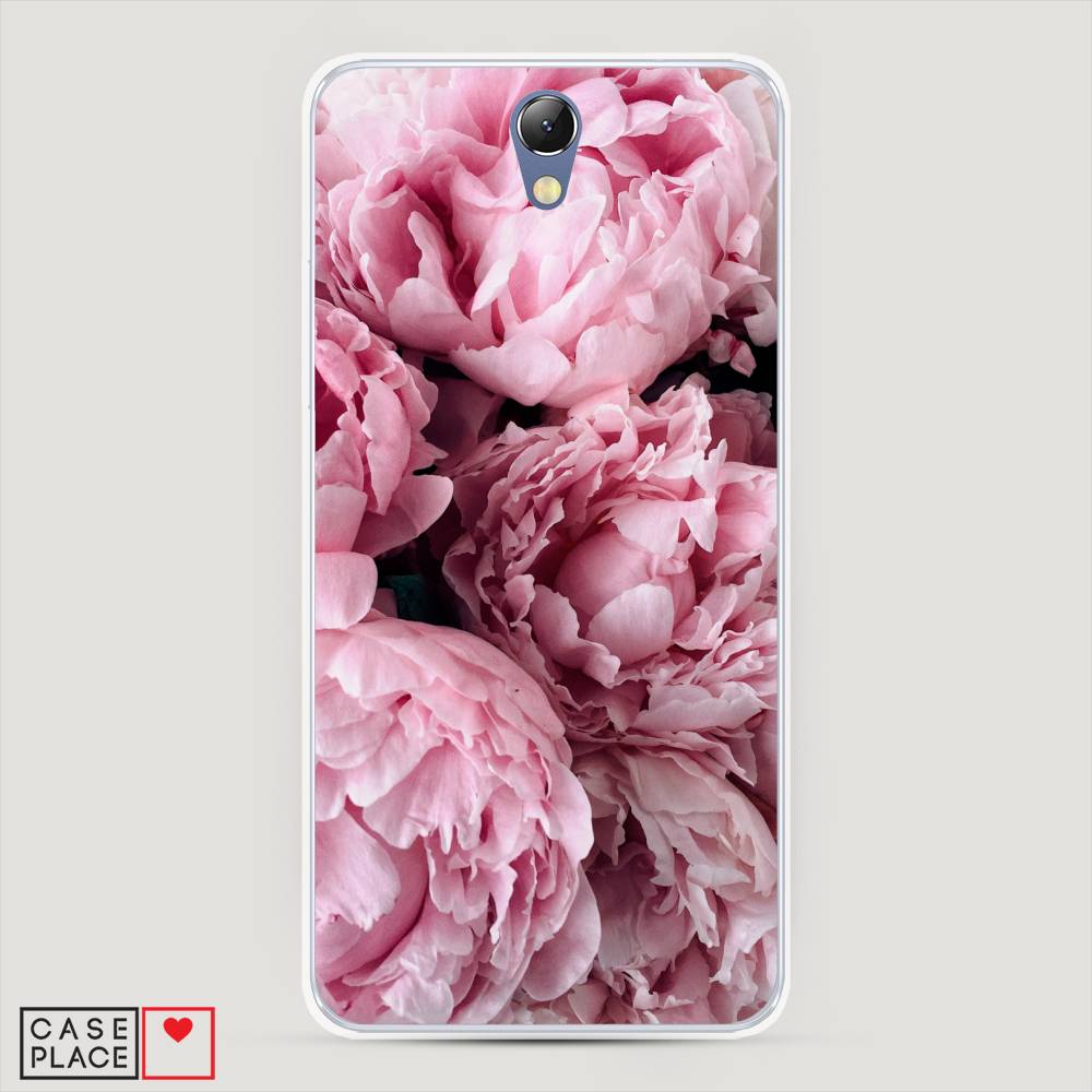 

Чехол Awog на Lenovo Vibe S1 / Леново Vibe S1 "Нежные пионы", Розовый;черный;белый, 111450-8