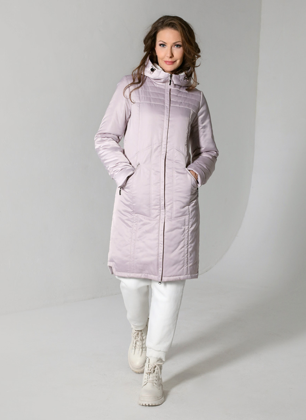 

Пальто женское Каляев 63477 розовое 44 RU, Розовый, 63477