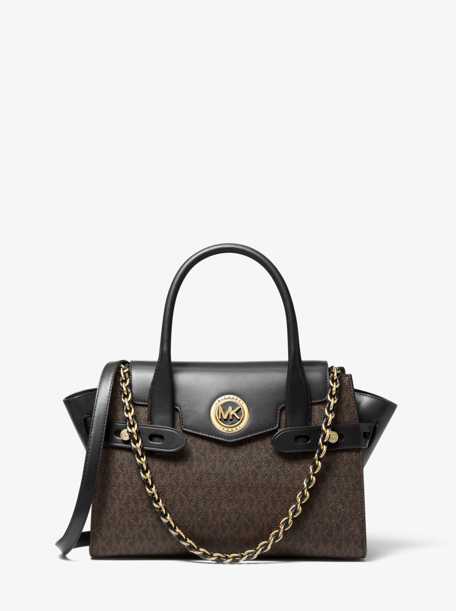

Сумка женская Michael Kors B00332 коричневая;черная 20x30x13, Коричневый;черный, B00332