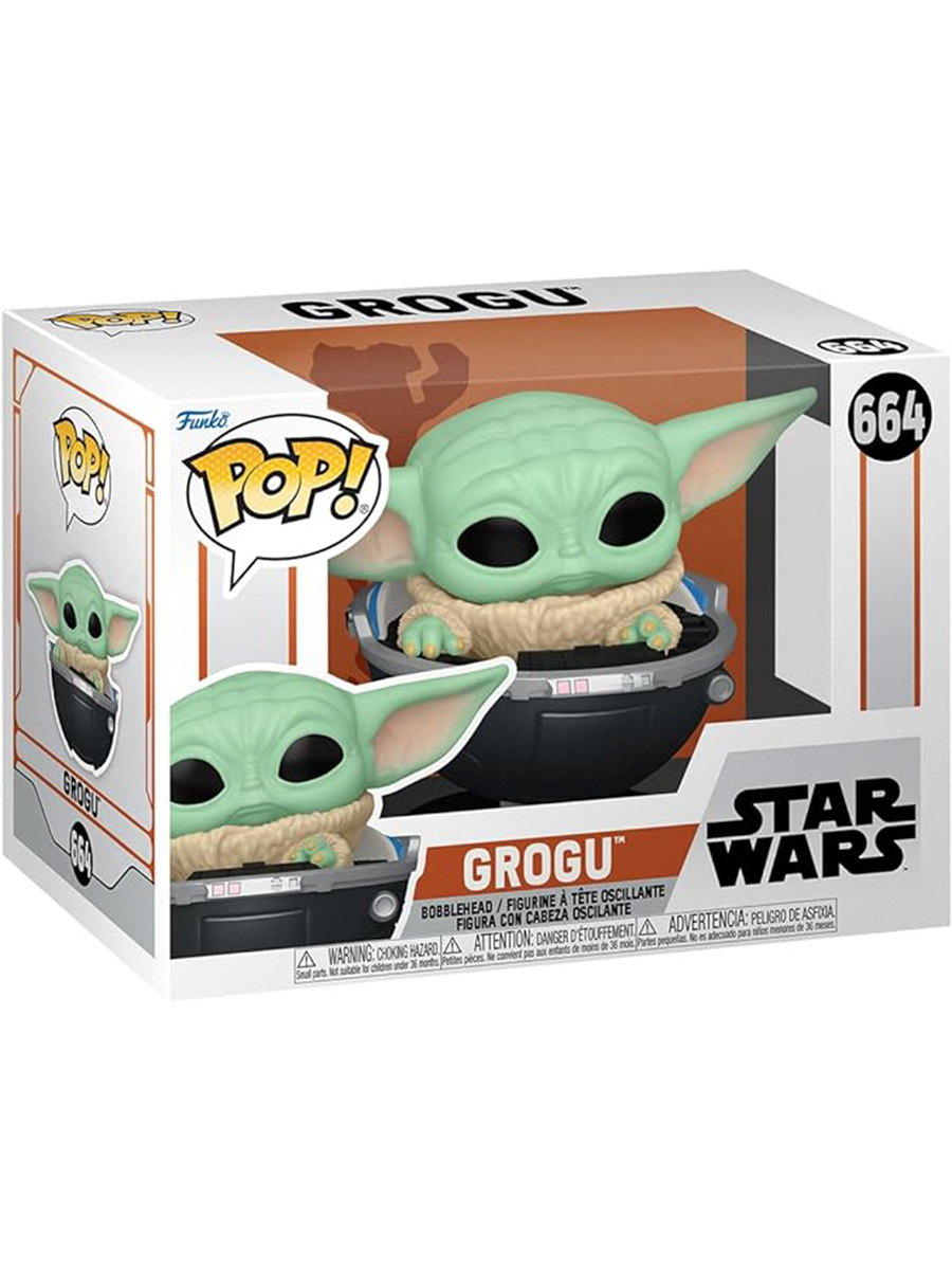 

Фигурка Funko POP! Звездные Войны Малыш Йода в капсуле Star Wars №664 головотряс 11 см