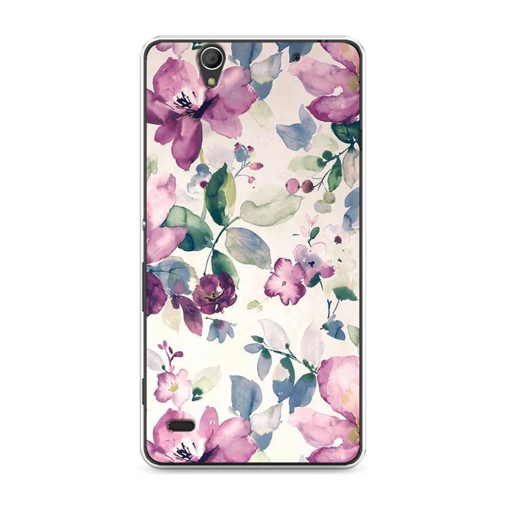 

Силиконовый чехол "Акварельная нежность" на Sony Xperia C4, 52650-8