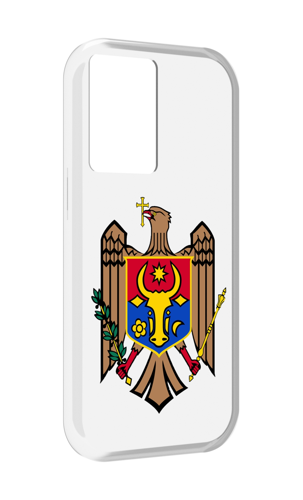 

Чехол MyPads герб-молдовы для OnePlus Nord N20 SE, Прозрачный, Tocco