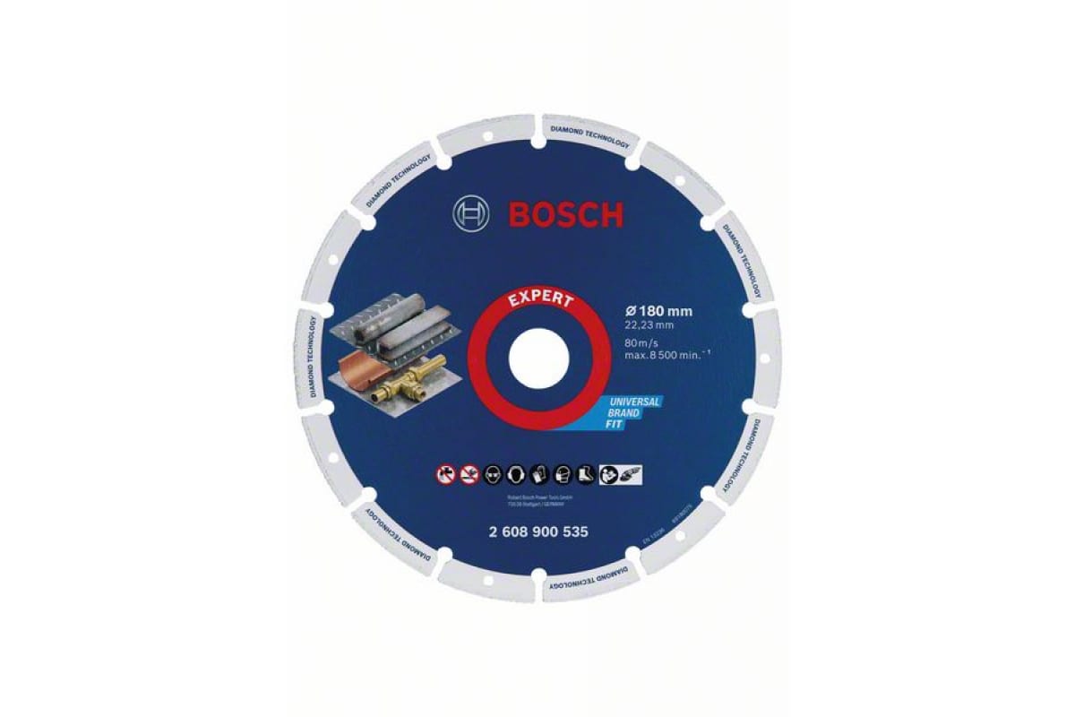 Диск алмазный BOSCH 2608900535 180 х 22.2 мм (по металлу)