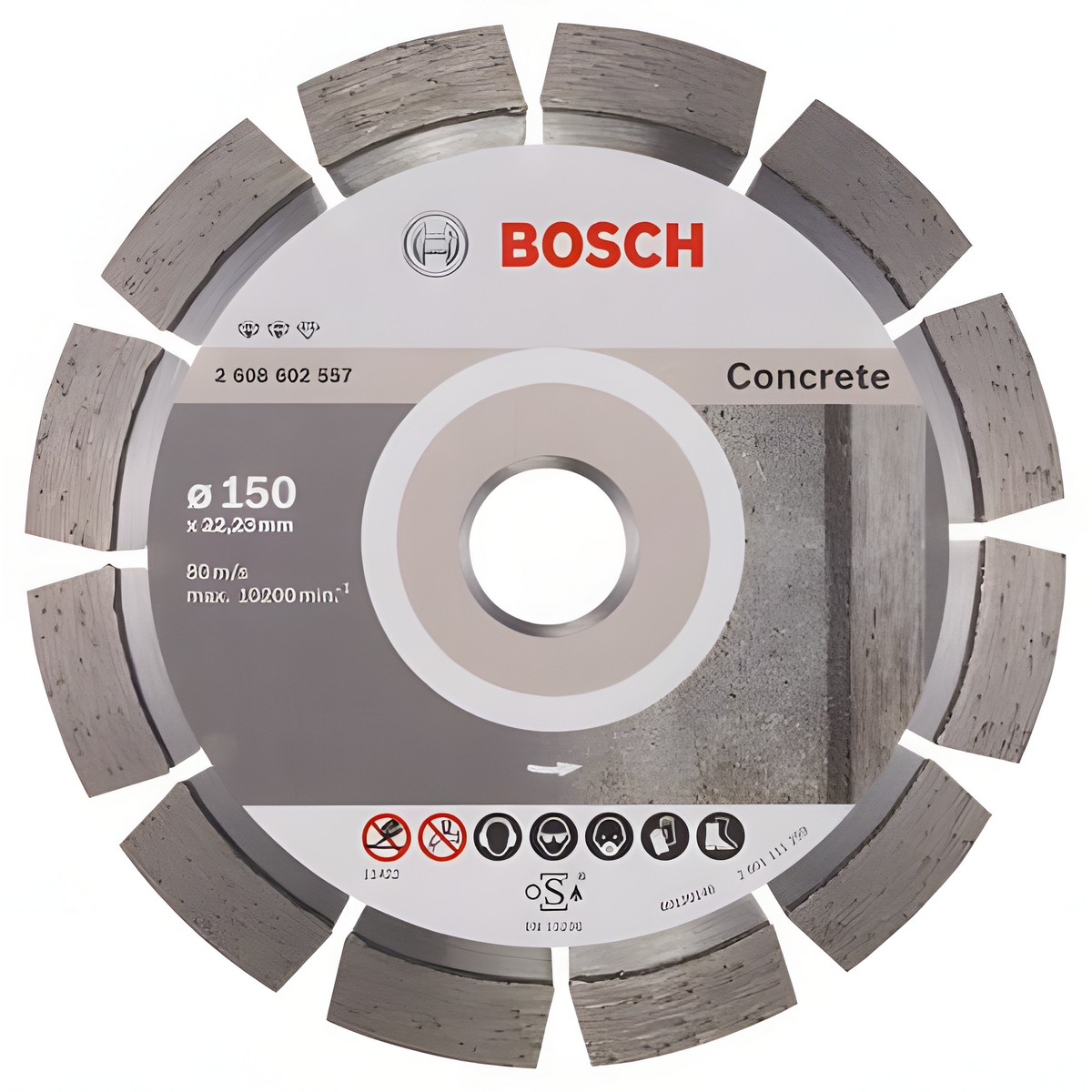 Диск алмазный BOSCH 2608602557 150 х 22.2 мм Expert for Concrete