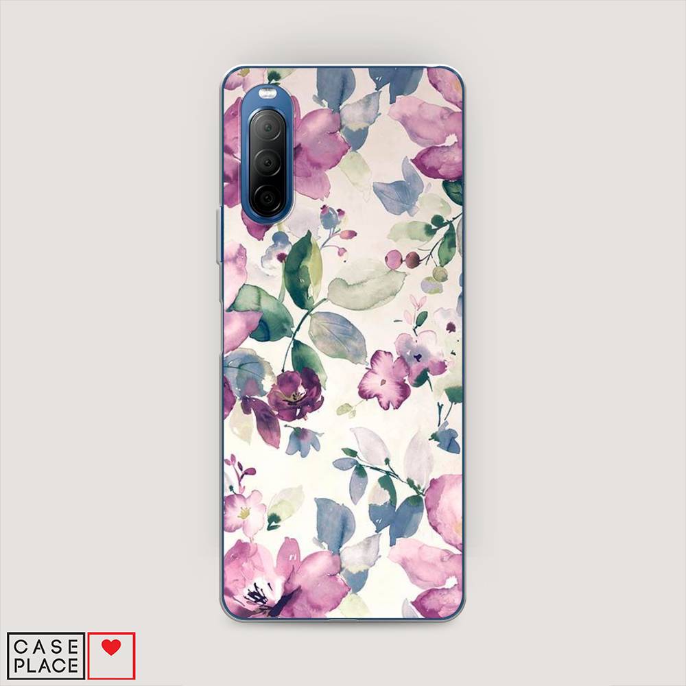 

Силиконовый чехол "Акварельная нежность" на Sony Xperia 10 II, 54650-8