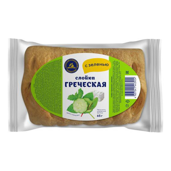

Слойка Самарский хлебозавод №5 Греческая с зеленью 65 г