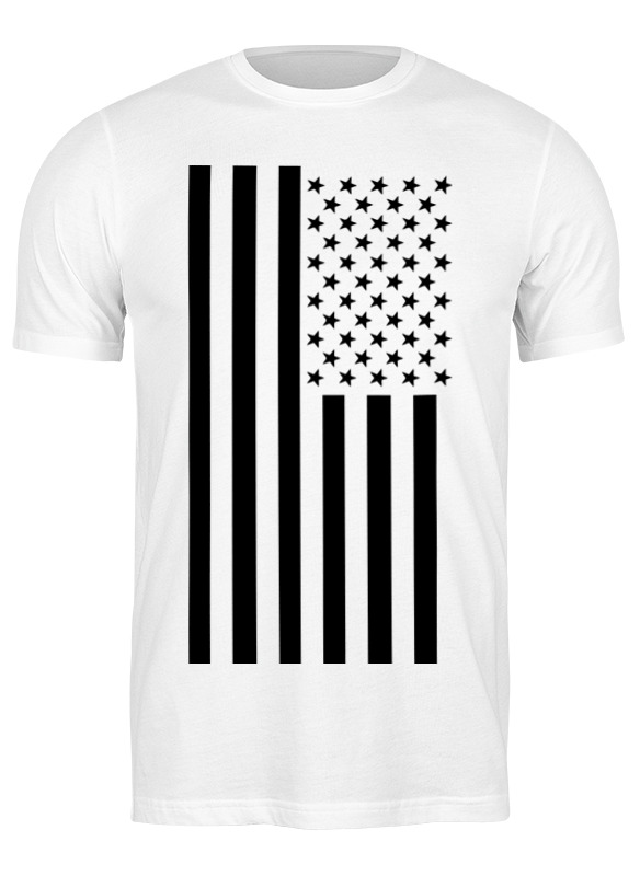 

Футболка мужская Printio Black america белая S, Белый, Black america