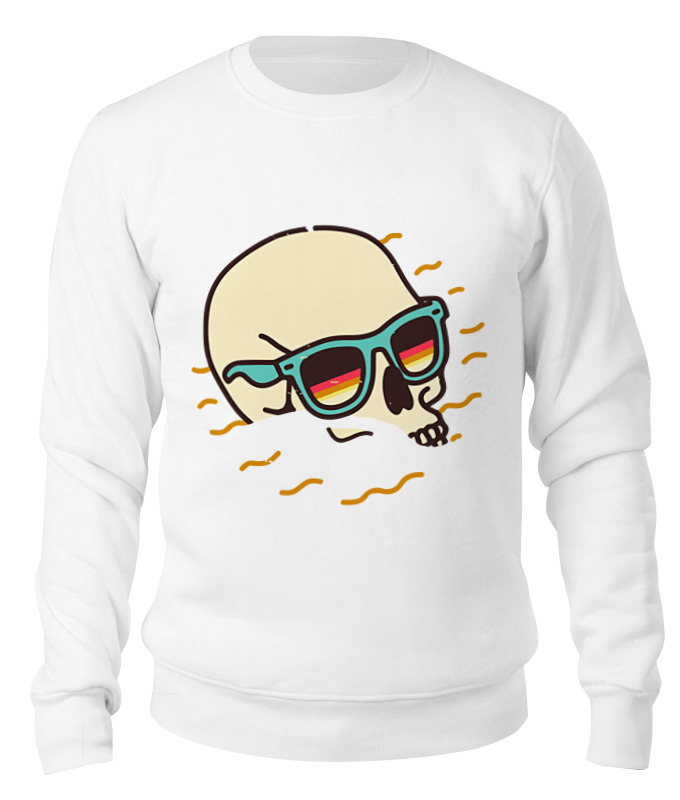 

Свитшот унисекс Printio Beach lover белый L, Beach lover