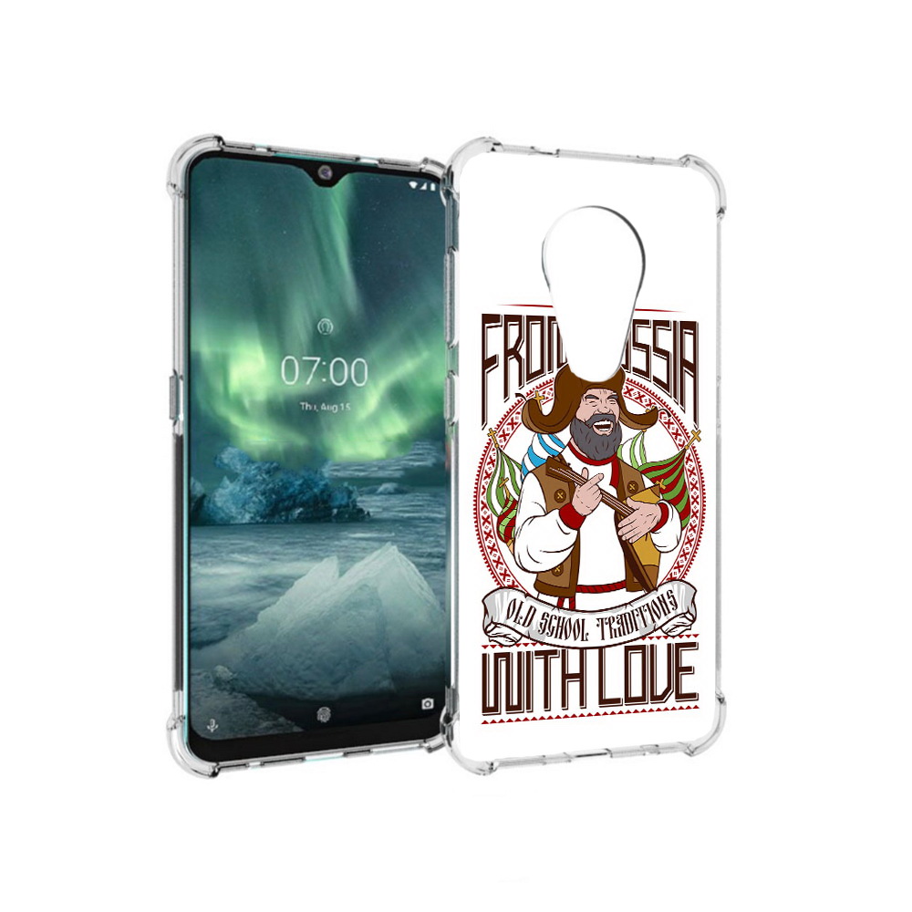 

Чехол MyPads Tocco для Nokia 7.2 русский мужчина (PT139171.105.590), Прозрачный, Tocco