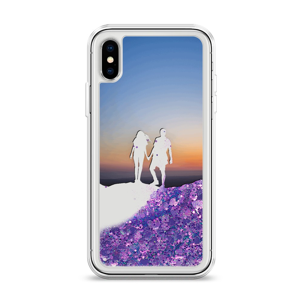 

Чехол Awog на Apple iPhone XS (10S) / Айфон XS (10S) "Пара на краю света", Разноцветный, 11892-1