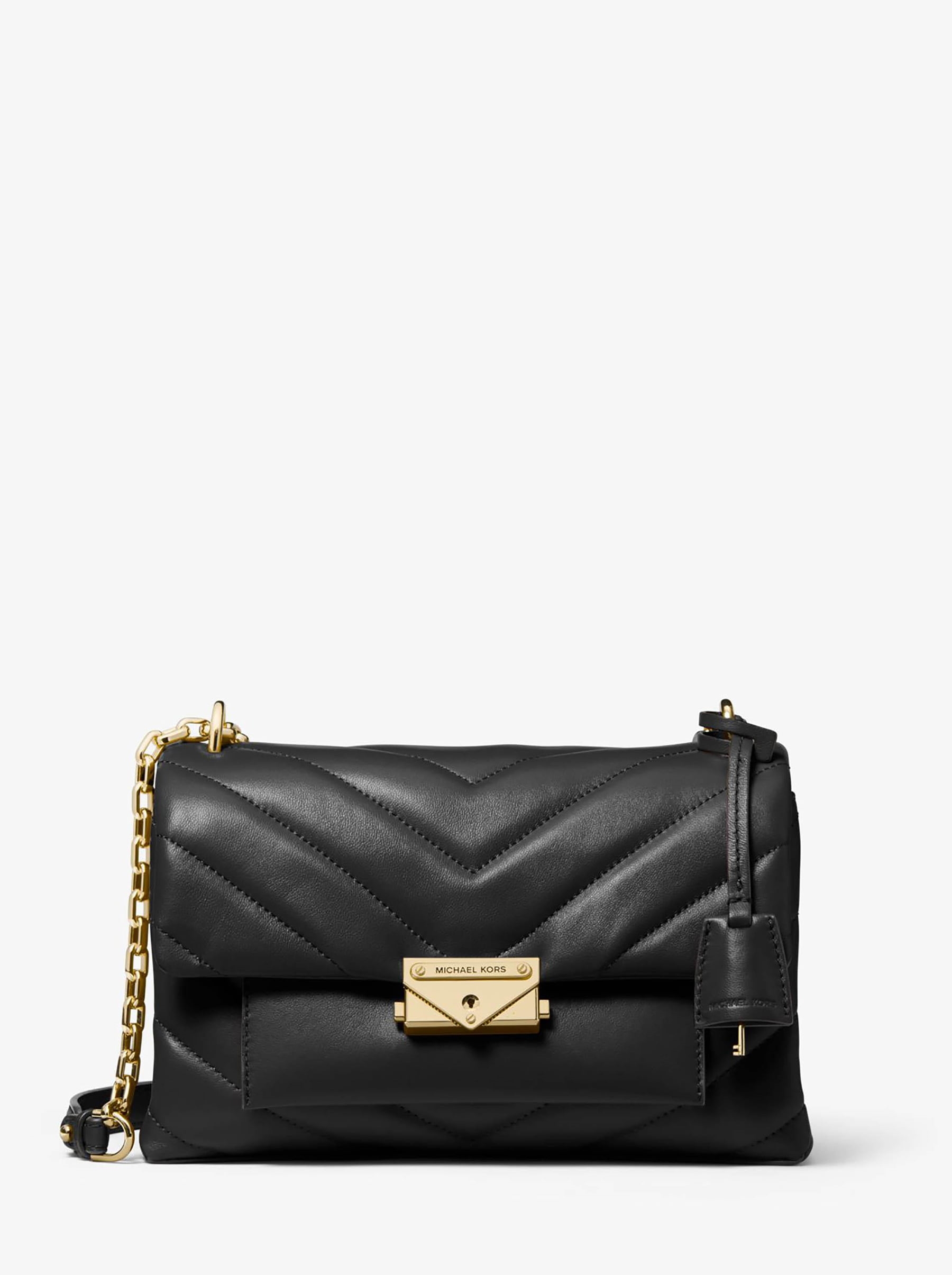 

Сумка кросс-боди женская Michael Kors B00150, черный/ золотой, Черный;золотистый, B00150