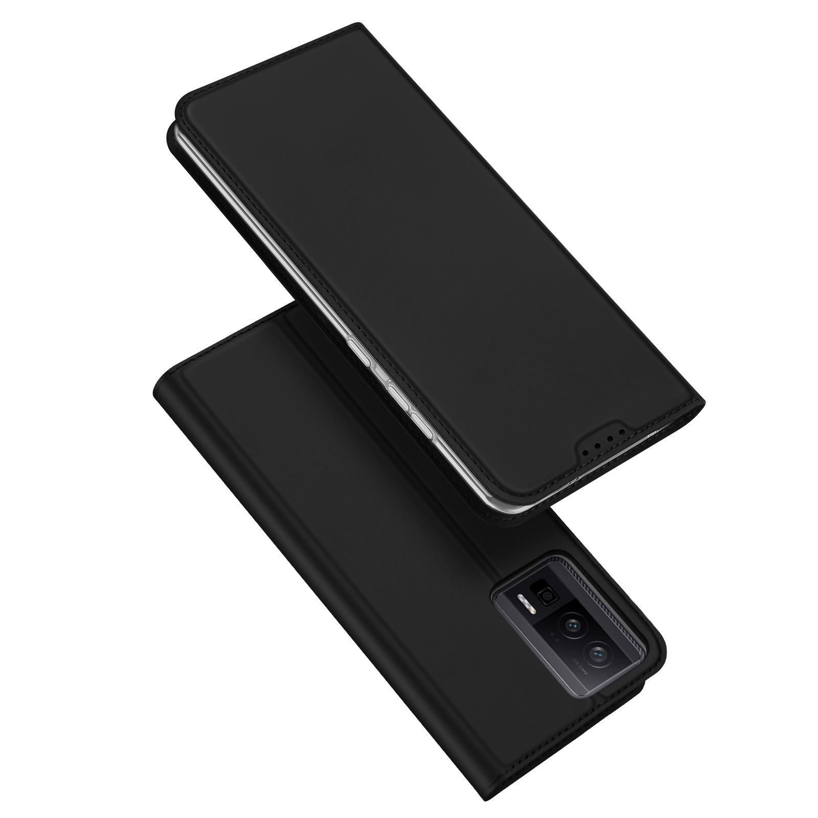 Чехол книжка Dux Ducis для Xiaomi Poco F5 Pro / Redmi K60 / K60 Pro, Skin Series черный