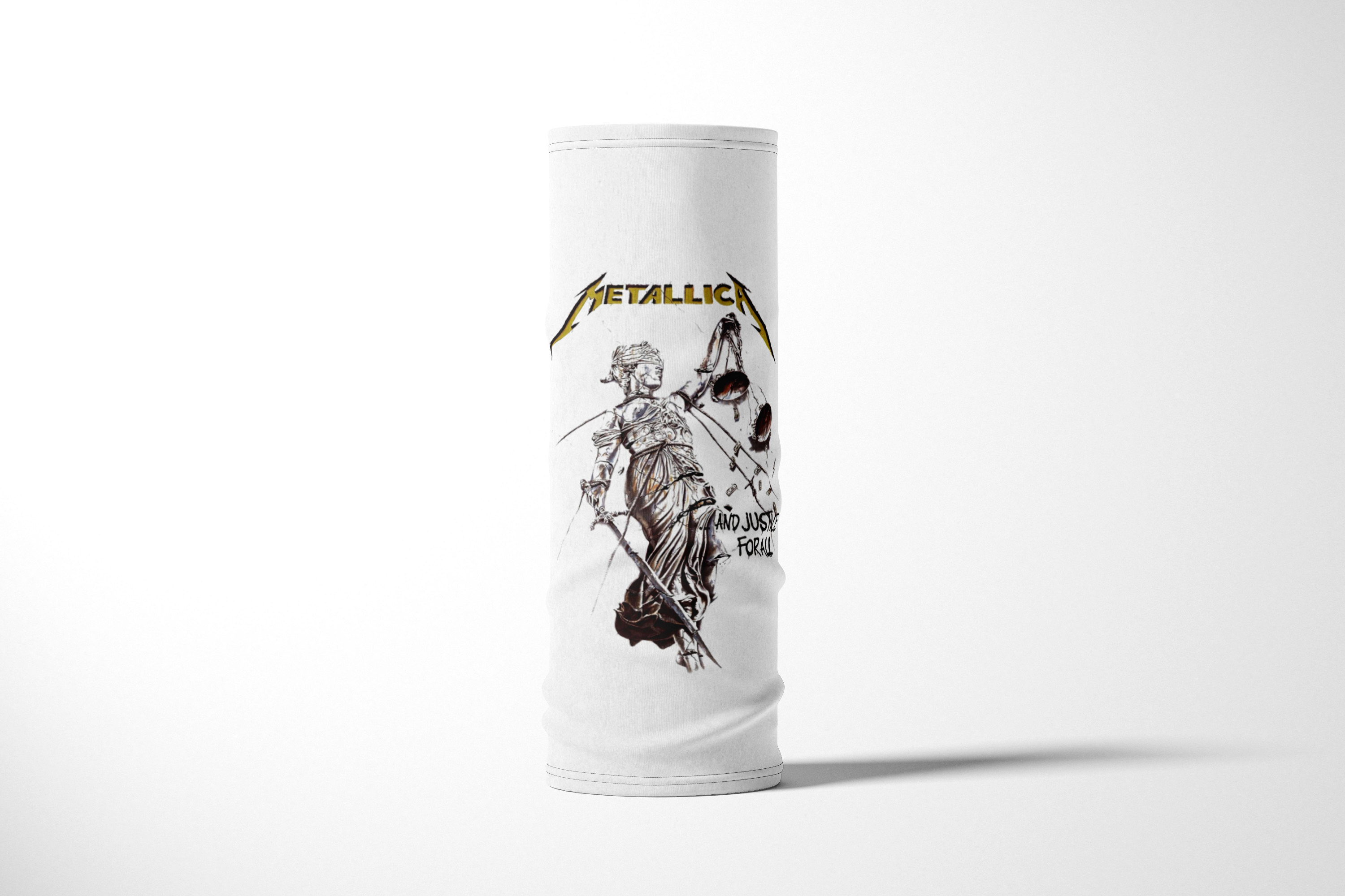 

Бандана / Бафф / Снуд-трансформер / Рок / Metallica, Белый;черный, BBuffVM_VM1839081