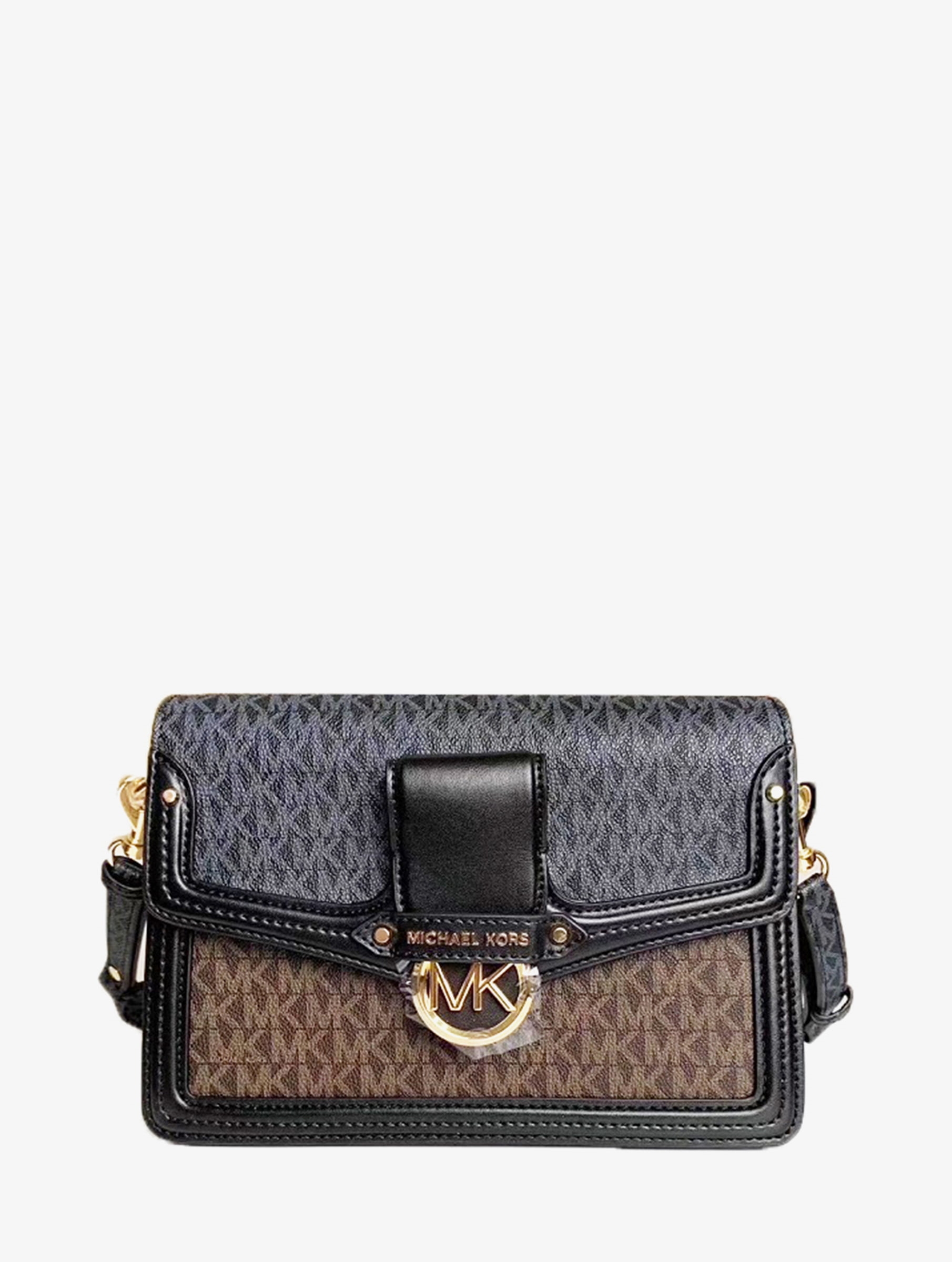 

Сумка кросс-боди женская Michael Kors B00525, синий/ коричневый, B00525