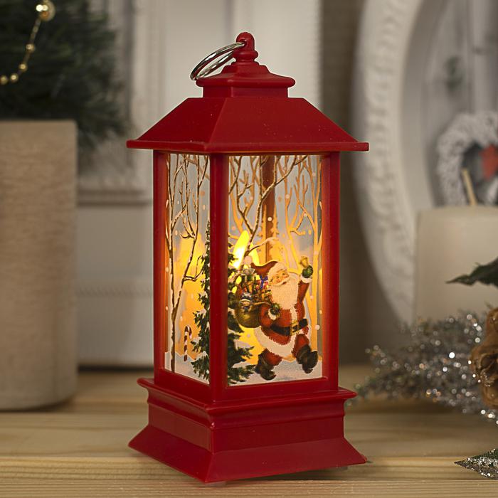 

Новогодний светильник Luazon lighting Красный фонарик 3669422 белый теплый, Красный фонарик
