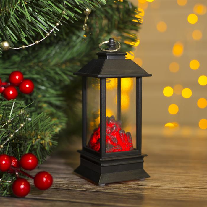 

Световая фигура Luazon lighting Камин 4364354 красный, Камин