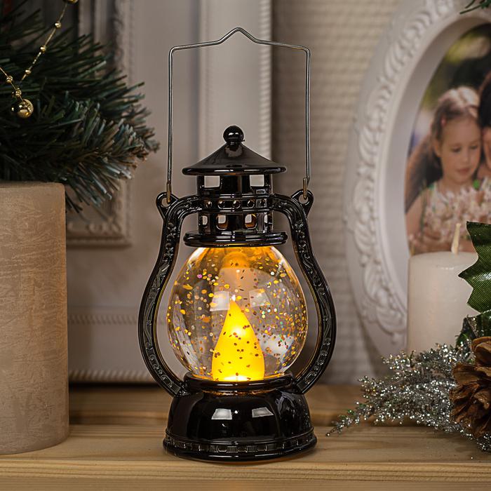 

Новогодний светильник Luazon lighting Бронзовый фонарь 4357299 белый теплый, Бронзовый фонарь