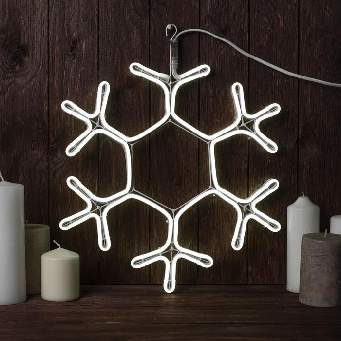 

Luazon Lighting "Снежинка" 40х40 см, 360 LED, 220V, белый
