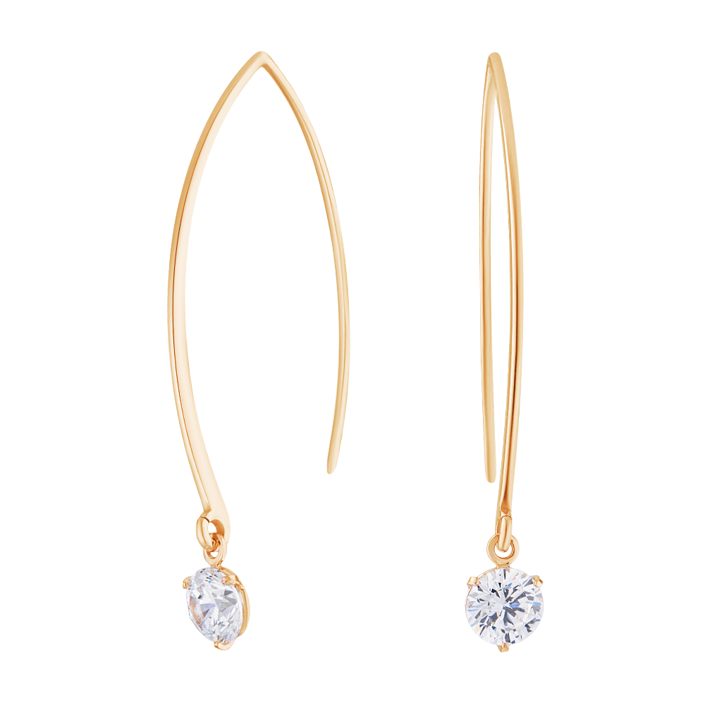 

Серьги из серебра с фианитом ЮВЕЛИР КАРАТ 2128871/92п, 2128871/92п