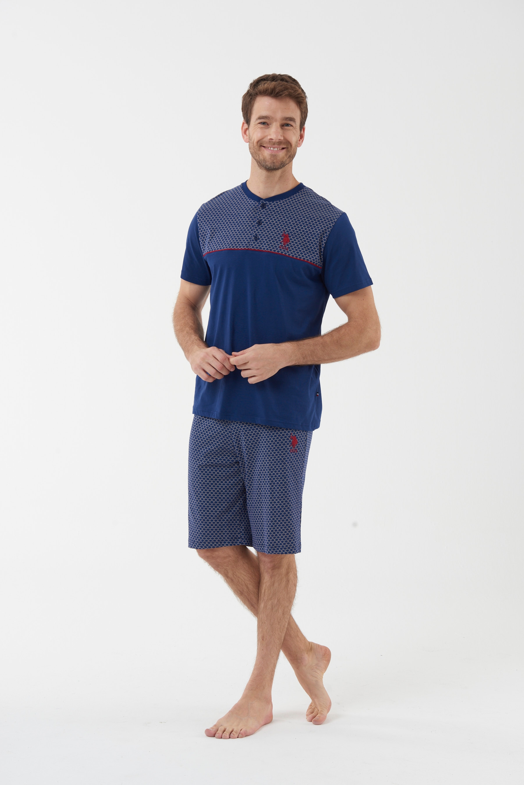 

Домашний комплект мужской U.S. POLO Assn. 18442 синий XXL, 18442