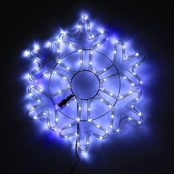 

Световая фигура Luazon lighting Снежинка 2315079 белый холодный; синий, Снежинка