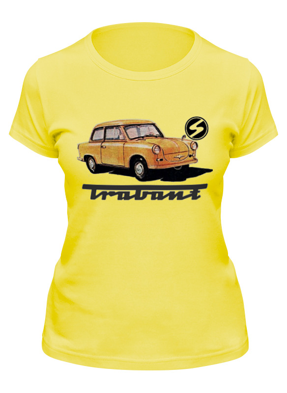 

Футболка женская Printio Trabant желтая S, Желтый, Trabant